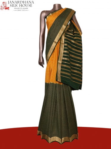 Pure Mysore Crepe Silk Saree